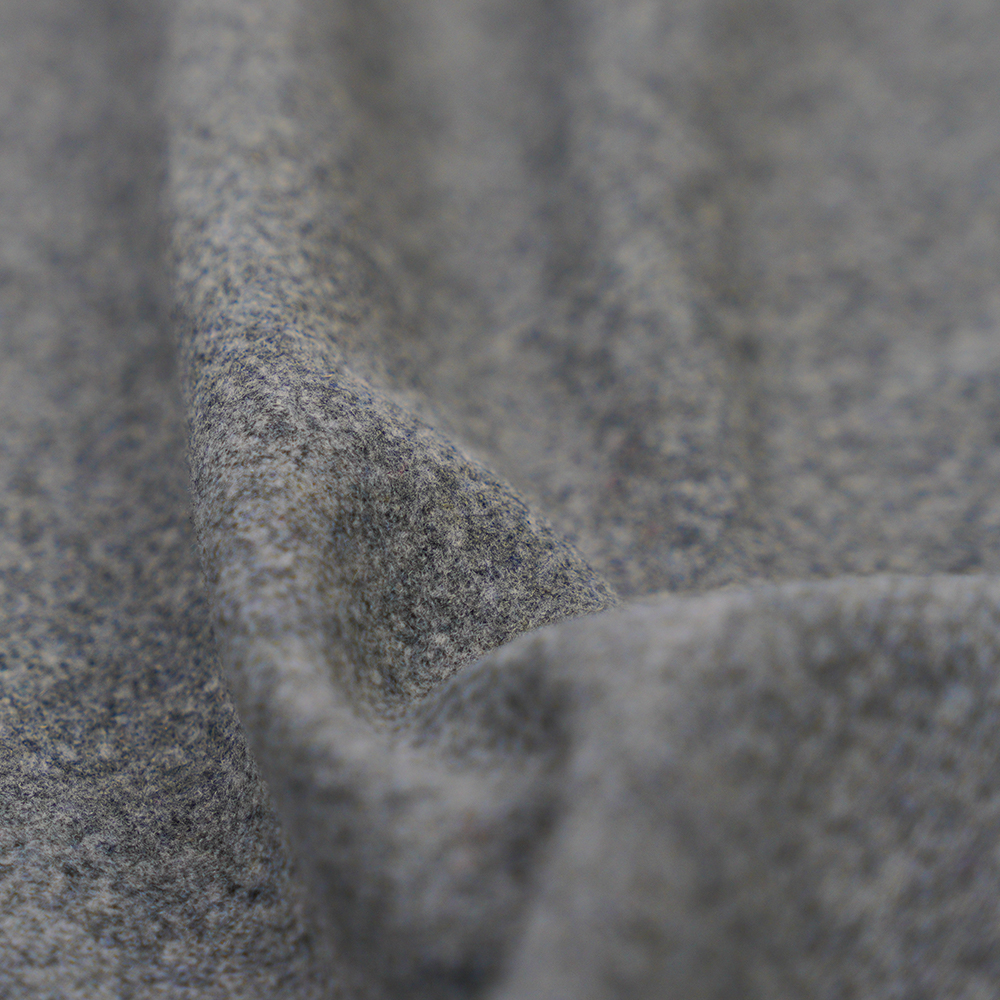 9% uld, 66% polyester, 25% andre fibre, 400G/M, grå, flannelstof, ML-0124-4169